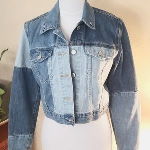 Gap Patchwork Crop Jacket